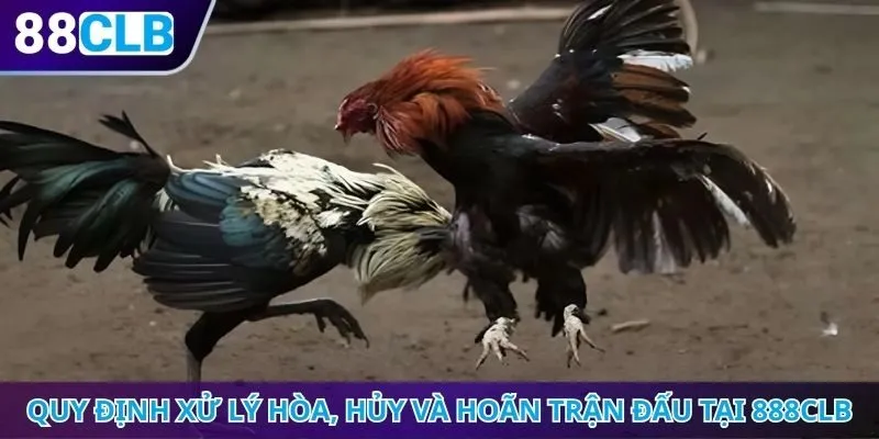 Quy định xử lý hòa, hủy và hoãn trận đấu tại 888CLB
